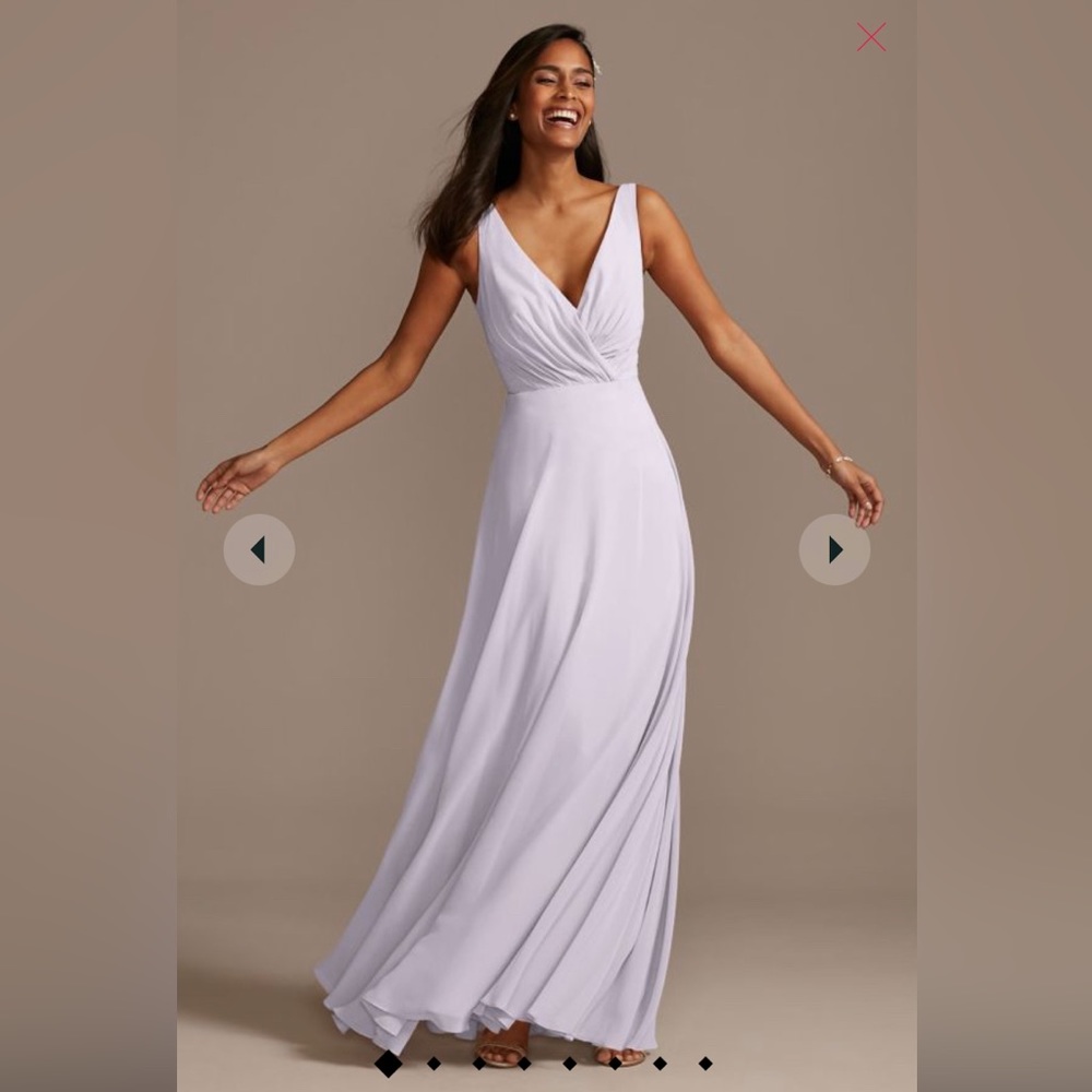 Bridesmaid dress from David’s Bridal